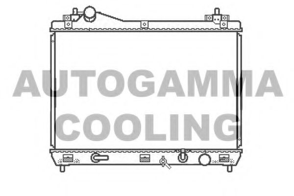 105136 AUTOGAMMA Radiator, engine cooling