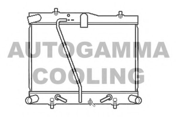 105139 AUTOGAMMA Cooling System Radiator, engine cooling
