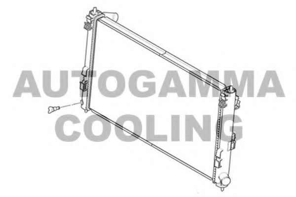 105174 AUTOGAMMA Radiator, engine cooling