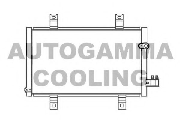 105198 AUTOGAMMA Condenser, air conditioning