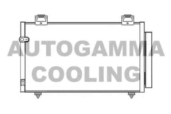 105256 AUTOGAMMA Air Conditioning Condenser, air conditioning