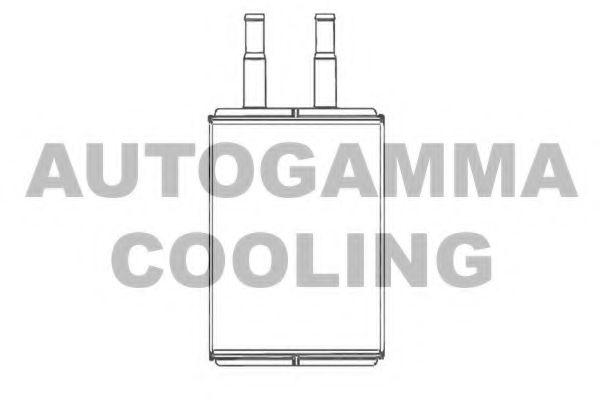 105272 AUTOGAMMA Heat Exchanger, interior heating