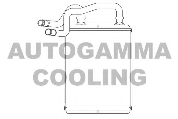 105277 AUTOGAMMA Heating / Ventilation Heat Exchanger, interior heating