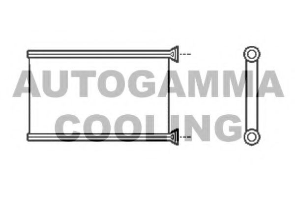 105303 AUTOGAMMA Heat Exchanger, interior heating