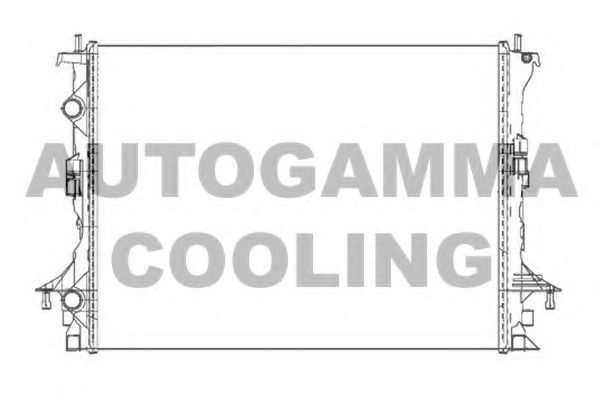 105306 AUTOGAMMA Radiator, engine cooling