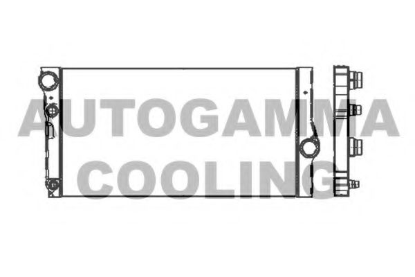 105309 AUTOGAMMA Radiator, engine cooling