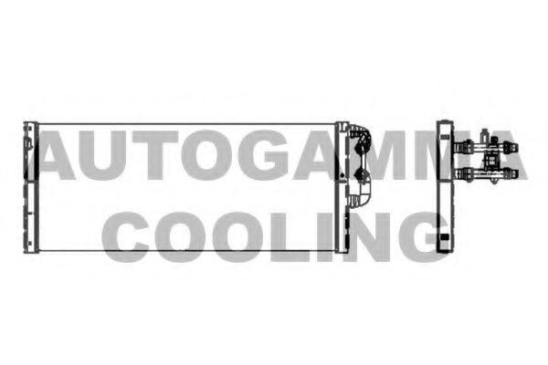 105313 AUTOGAMMA Radiator, engine cooling