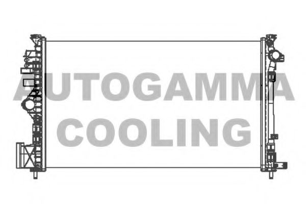 105320 AUTOGAMMA Kühler, Motorkühlung