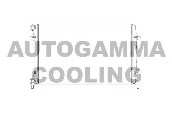 105324 AUTOGAMMA Radiator, engine cooling