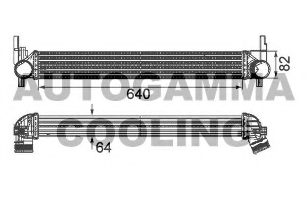 105364 AUTOGAMMA Cable, parking brake