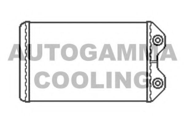 105372 AUTOGAMMA Heat Exchanger, interior heating