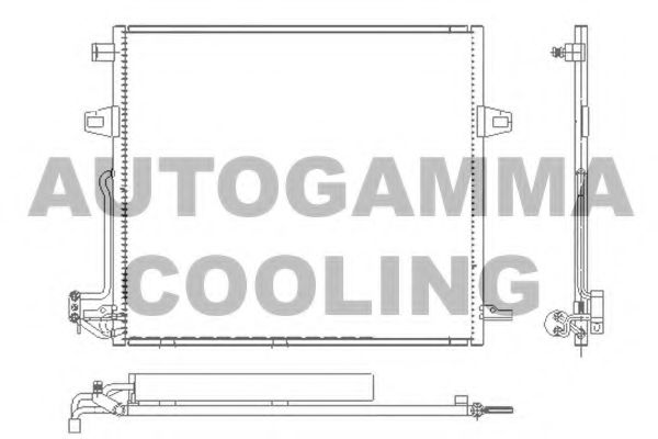 105402 AUTOGAMMA Condenser, air conditioning