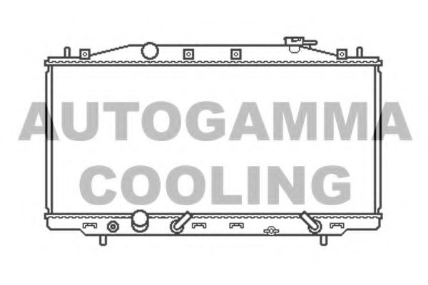 105407 AUTOGAMMA Radiator, engine cooling
