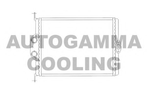 105420 AUTOGAMMA Heat Exchanger, interior heating