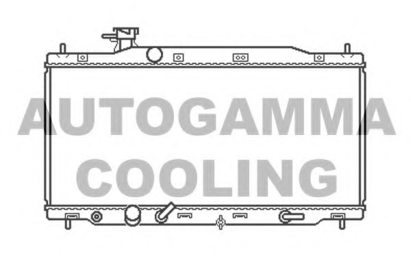 105486 AUTOGAMMA Cooling System Radiator, engine cooling