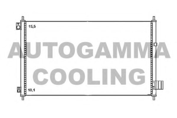 105505 AUTOGAMMA Condenser, air conditioning