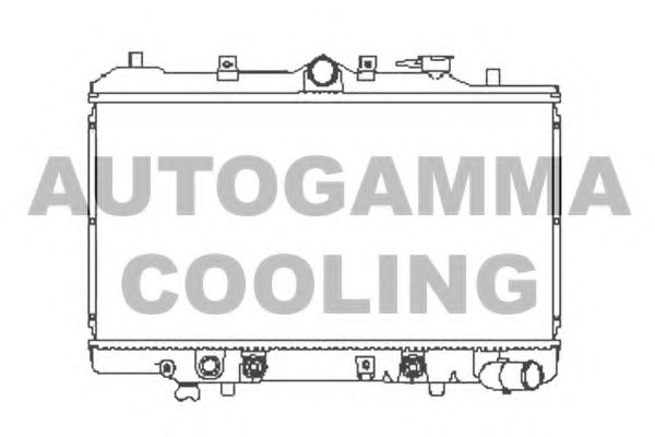 105520 AUTOGAMMA Radiator, engine cooling