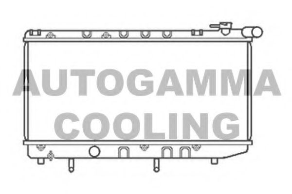 105526 AUTOGAMMA Radiator, engine cooling