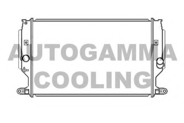105529 AUTOGAMMA Radiator, engine cooling