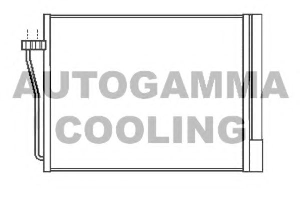 105537 AUTOGAMMA Condenser, air conditioning