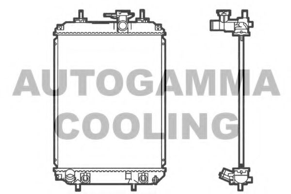 105562 AUTOGAMMA Radiator, engine cooling