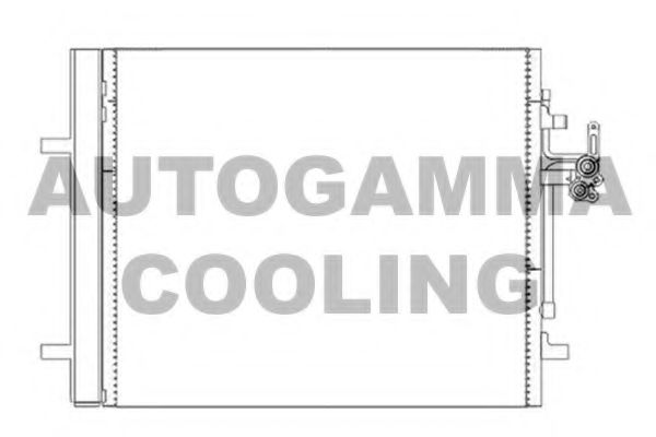 105598 AUTOGAMMA Condenser, air conditioning