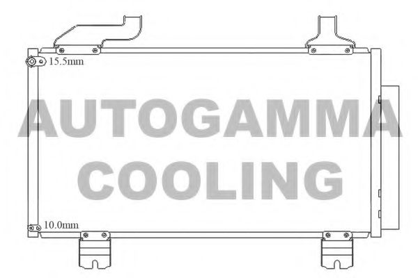 105615 AUTOGAMMA Condenser, air conditioning