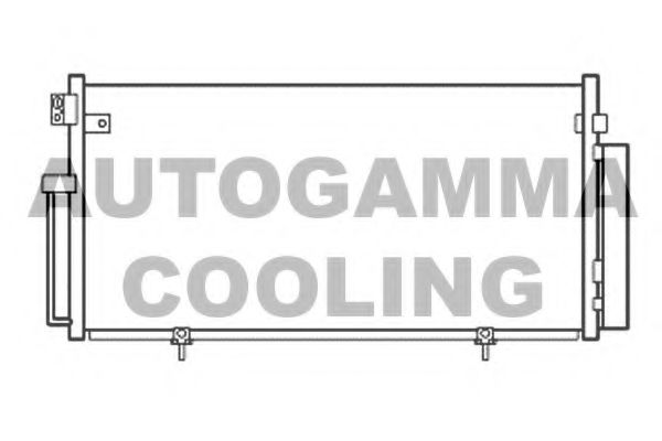 105648 AUTOGAMMA Condenser, air conditioning