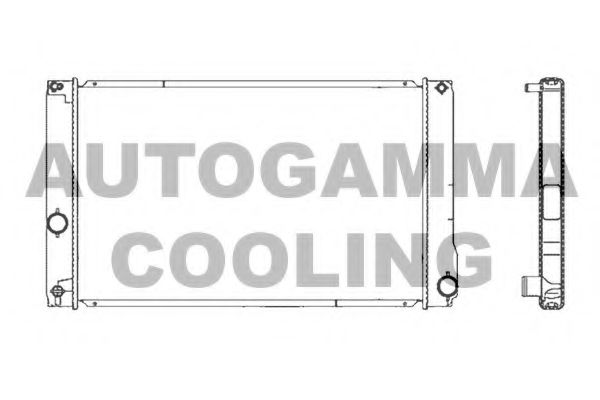 105701 AUTOGAMMA Radiator, engine cooling