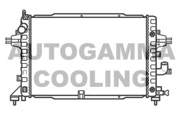 105734 AUTOGAMMA Radiator, engine cooling