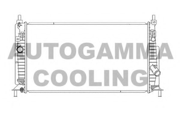 105754 AUTOGAMMA Радиатор, охлаждение двигателя