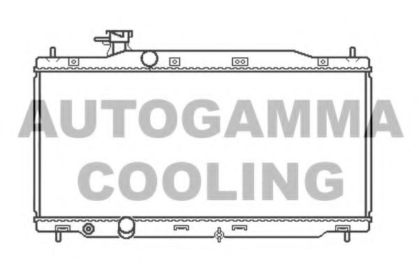 105792 AUTOGAMMA Radiator, engine cooling