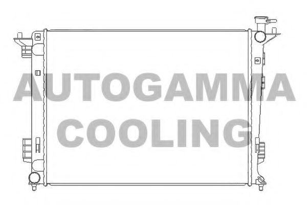 105794 AUTOGAMMA Radiator, engine cooling