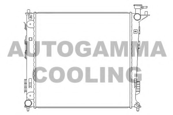105797 AUTOGAMMA Radiator, engine cooling