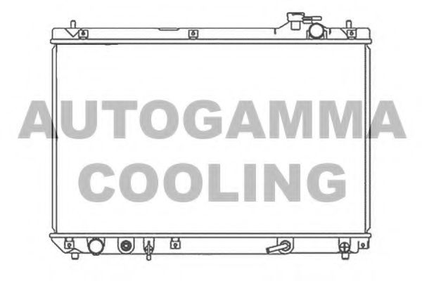 105809 AUTOGAMMA Radiator, engine cooling