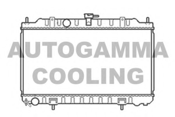 105810 AUTOGAMMA Radiator, engine cooling