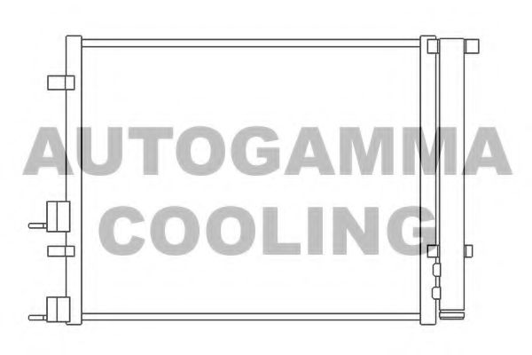 105826 AUTOGAMMA Condenser, air conditioning