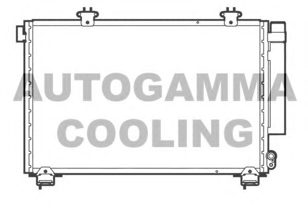 105898 AUTOGAMMA Condenser, air conditioning