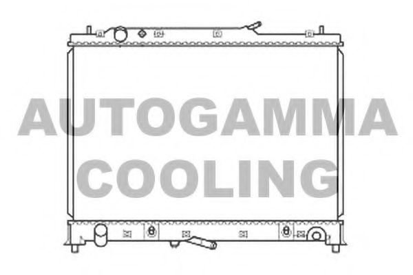 105921 AUTOGAMMA Radiator, engine cooling