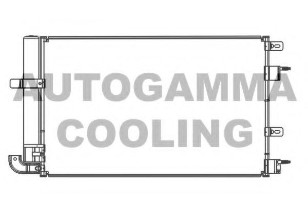 105942 AUTOGAMMA Condenser, air conditioning