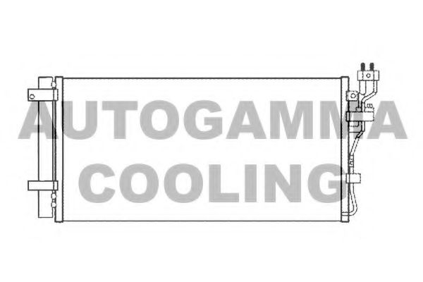 105967 AUTOGAMMA Condenser, air conditioning