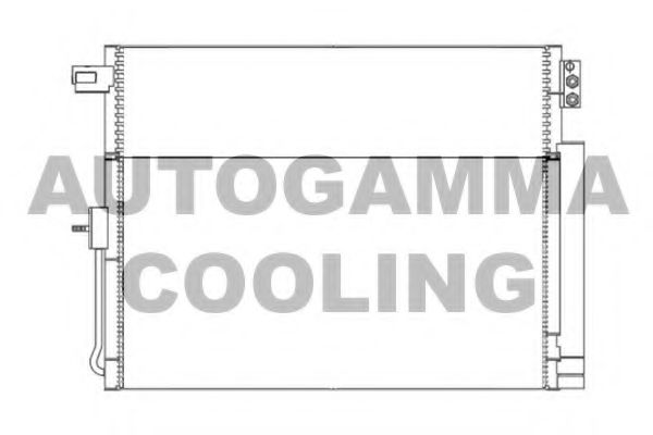 105981 AUTOGAMMA Condenser, air conditioning