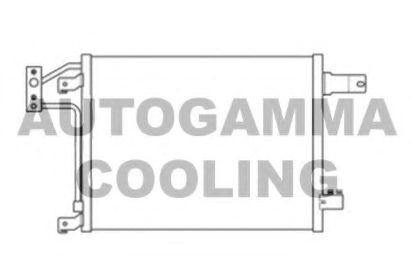 107021 AUTOGAMMA Condenser, air conditioning