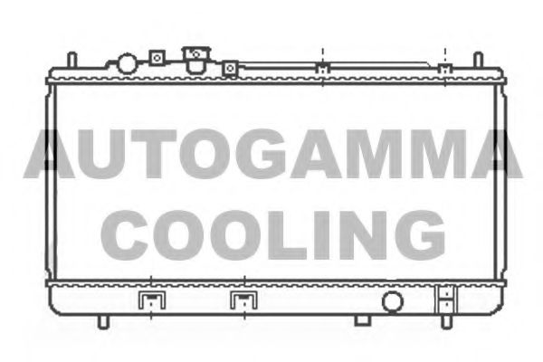 107038 AUTOGAMMA Radiator, engine cooling