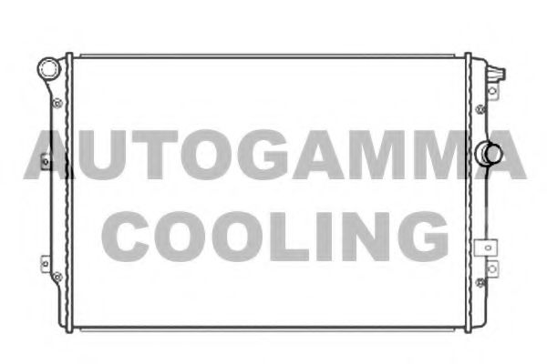 107117 AUTOGAMMA Radiator, engine cooling