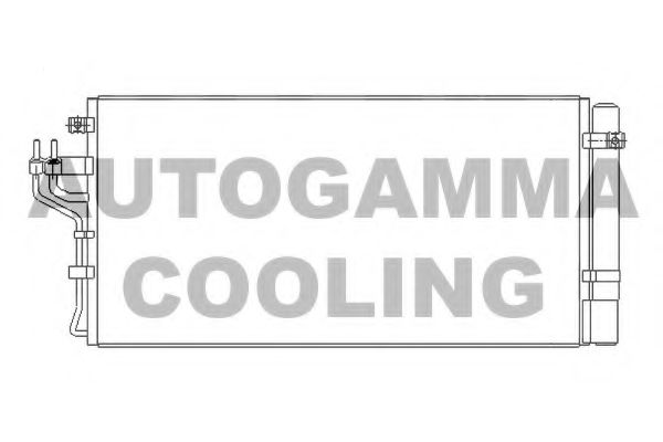 107151 AUTOGAMMA Condenser, air conditioning