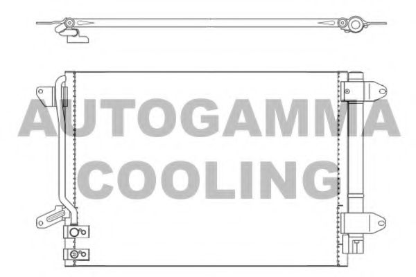 107168 AUTOGAMMA Condenser, air conditioning