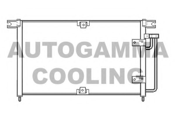 107172 AUTOGAMMA Condenser, air conditioning