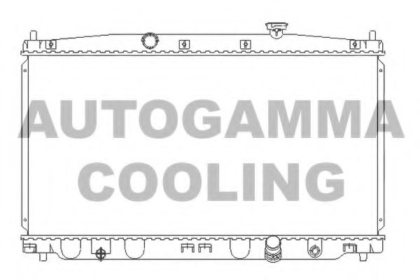 107217 AUTOGAMMA Radiator, engine cooling