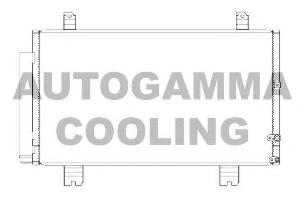 107271 AUTOGAMMA Condenser, air conditioning